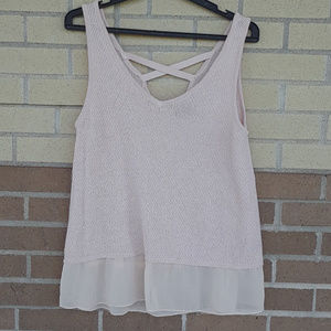 Womens August Silk Pink V Neck Medium Shirt